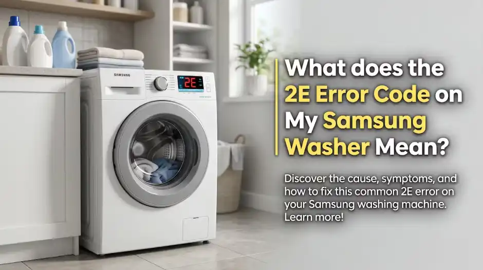 Samsung washer 2E error code