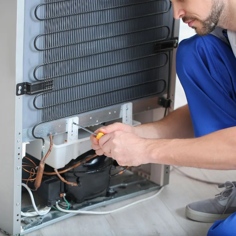 Refrigerator compressor is too hot