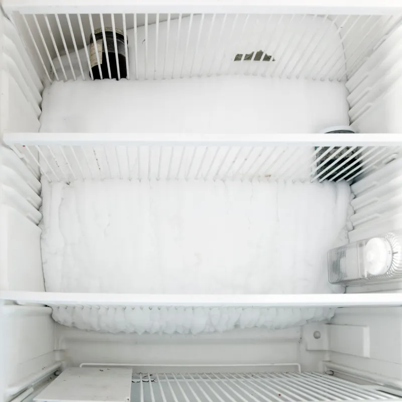 Ice build up in freezer