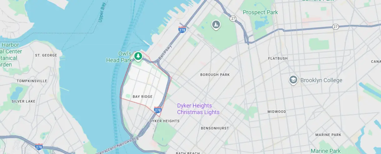 Areas We Serve in Bay Ridge