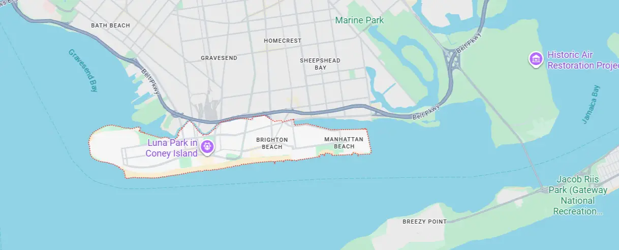 Areas We Serve in Coney Island