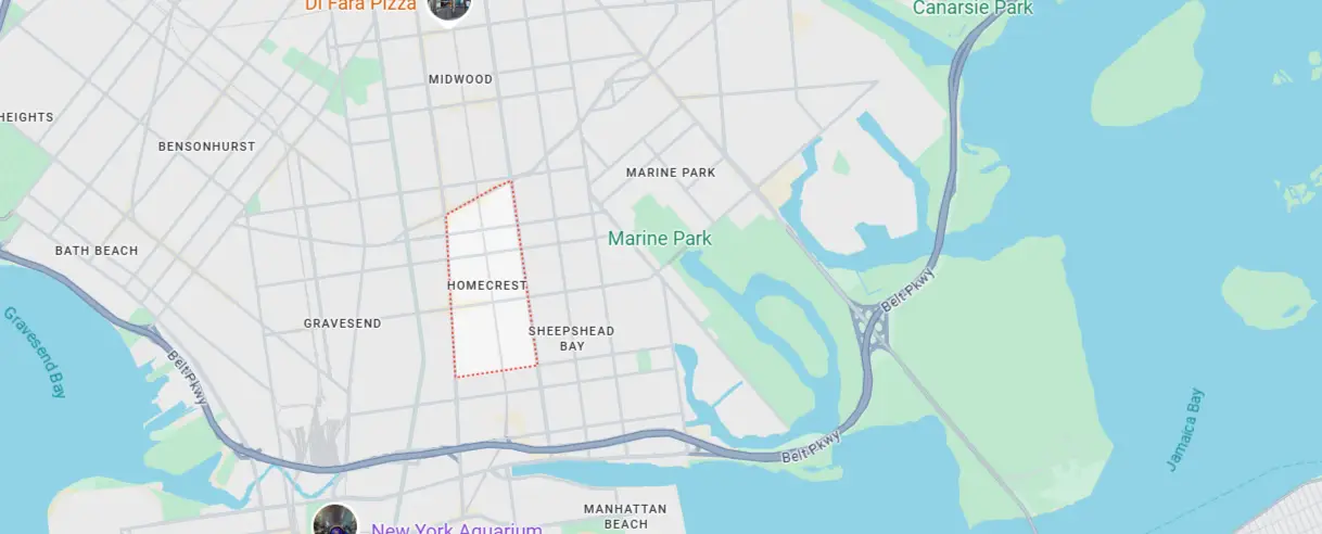 Areas We Serve in Homecrest