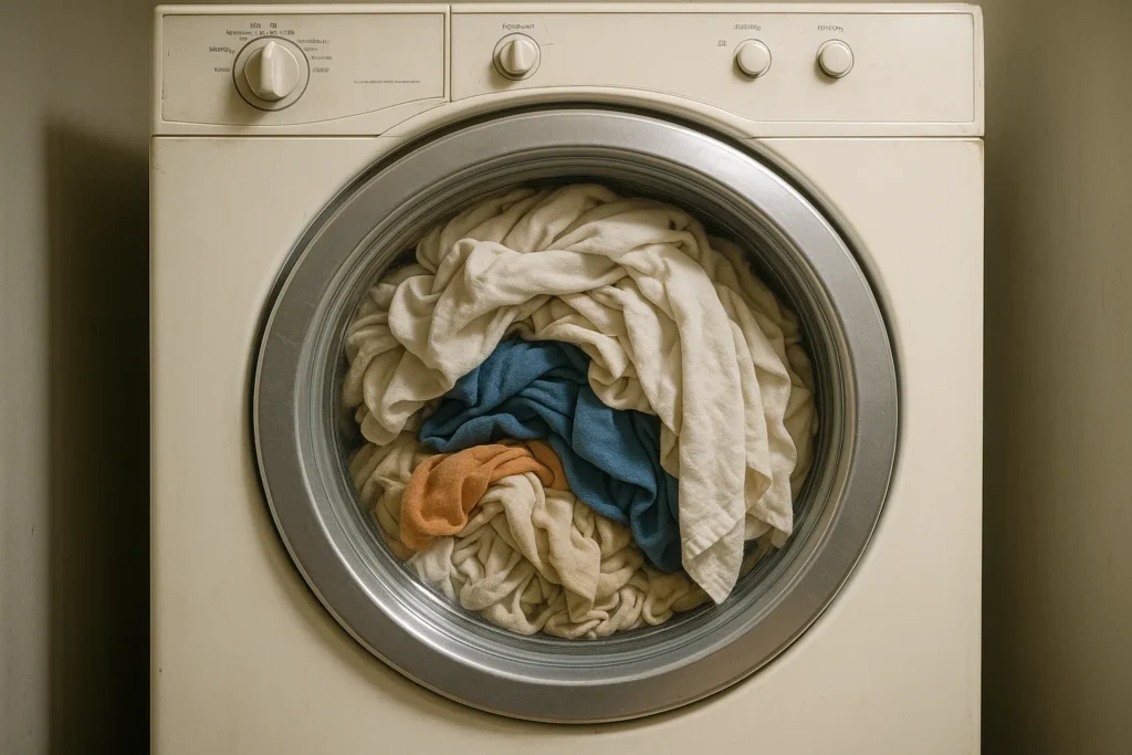 Overloaded Dryer Drum