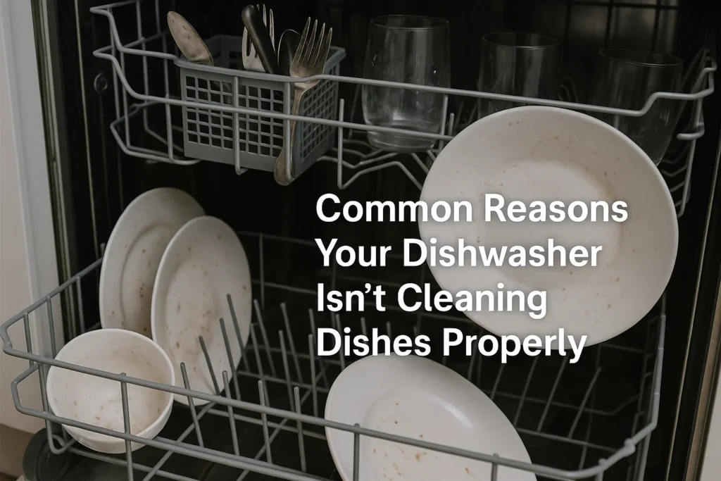 dishwasher isn’t cleaning dishes