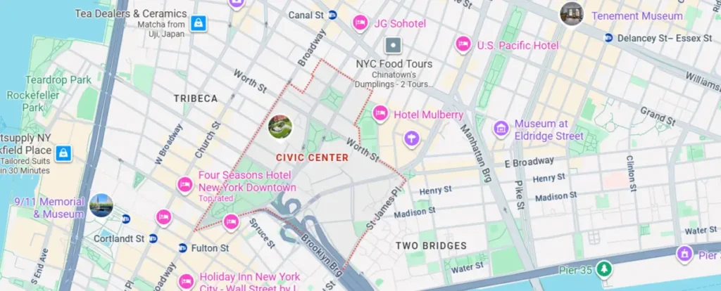 Areas We Serve in Civic Center