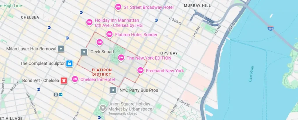 Areas We Serve in Flatiron District
