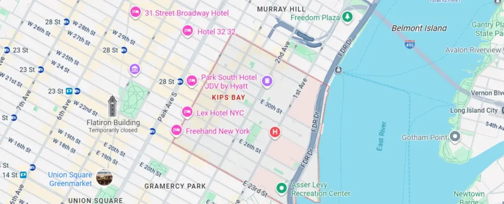 Areas We Serve in Kips Bay