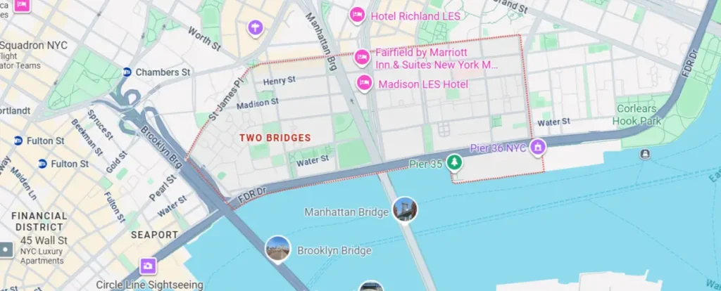 Areas We Serve in Two Bridges