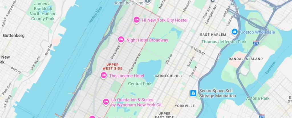 Areas We Serve in Upper West Side