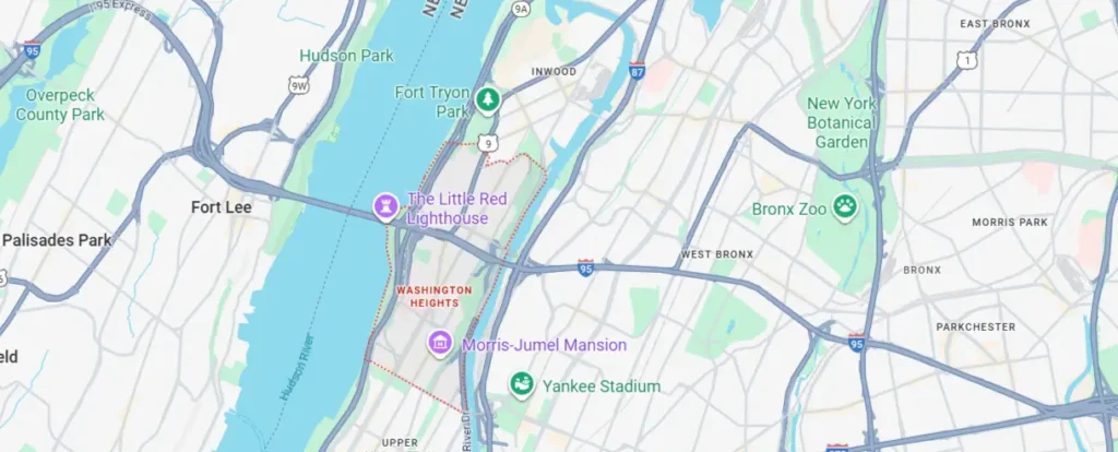 Areas We Serve in Washington Heights
