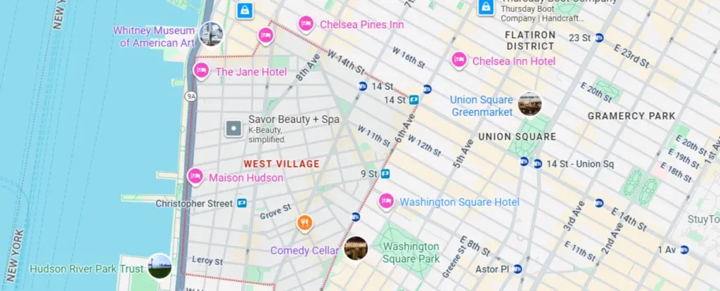 Areas We Serve in West Village