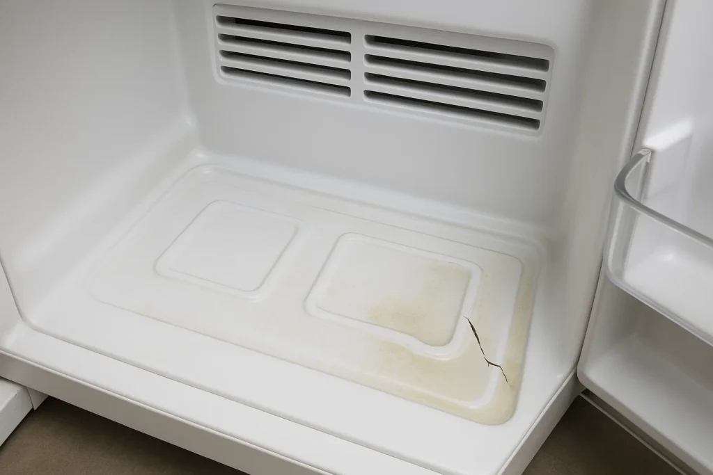 Cracked or Blocked Drain Pan