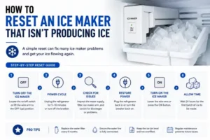 How to Reset an Ice Maker That Isn’t Producing Ice
