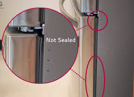 LG French door freezer not sealing