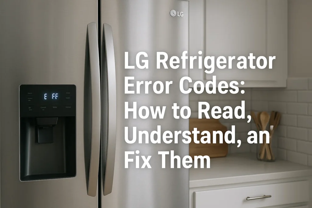 LG Refrigerator Error Codes