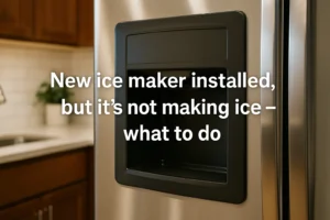 New Ice Maker Installed0
