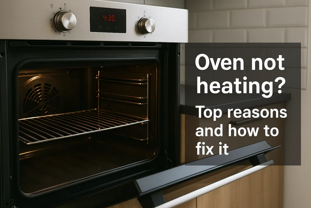 Oven not heating Top reasons and how to fix it