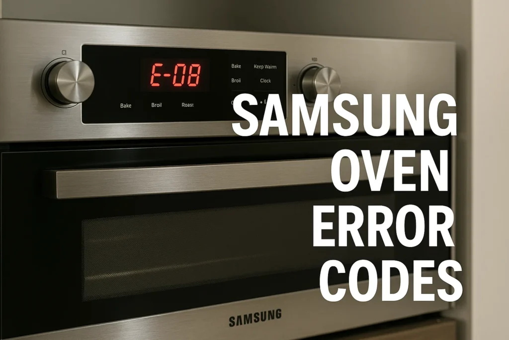 Samsung Oven Error Codes Explained