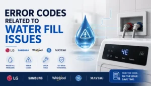 Washer Water Fill Error