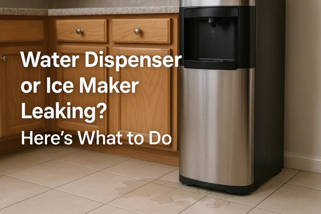 Water Dispenser or Ice Maker Leaking Here’s What to Dowebp