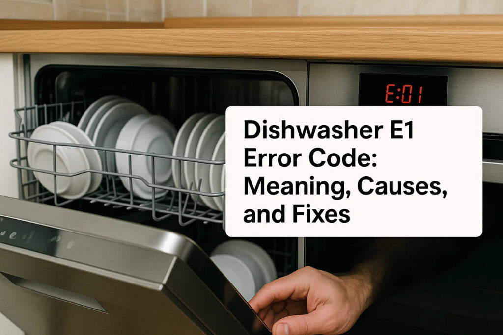 Dishwasher E1 Error Code