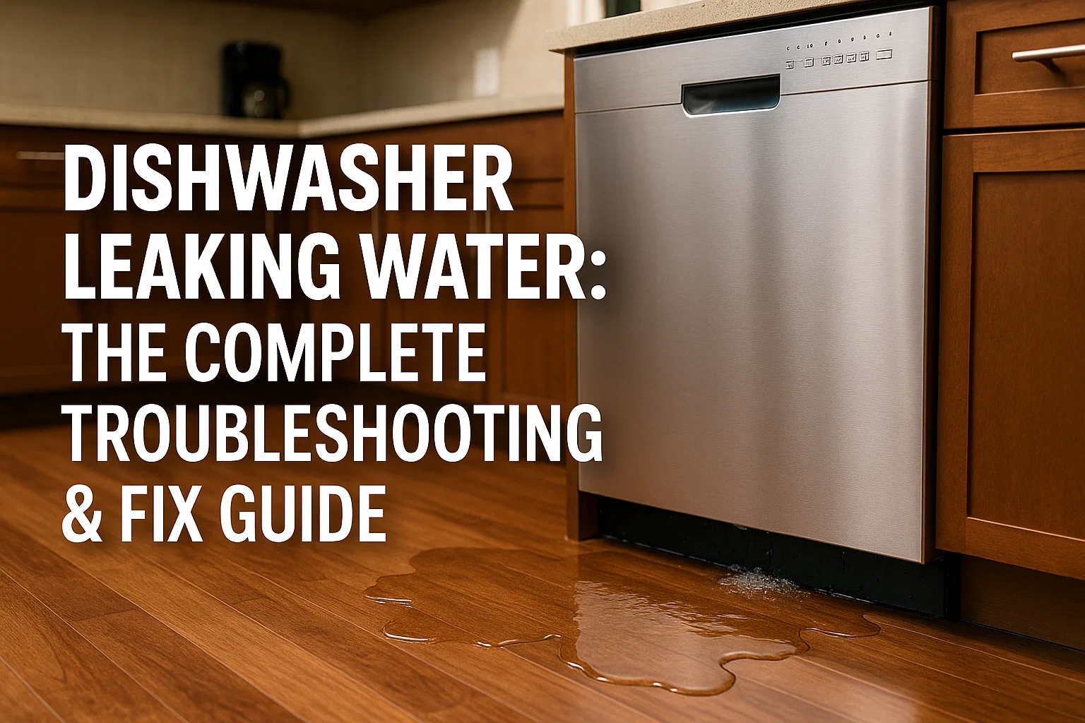Dishwasher Leaking Water? Quick Fixes, Causes & Pro Tips