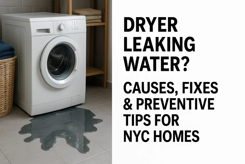 Dryer Leaking Water Causes Fixes Preventive