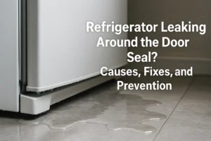 Refrigerator Leaking Around the Door Seal