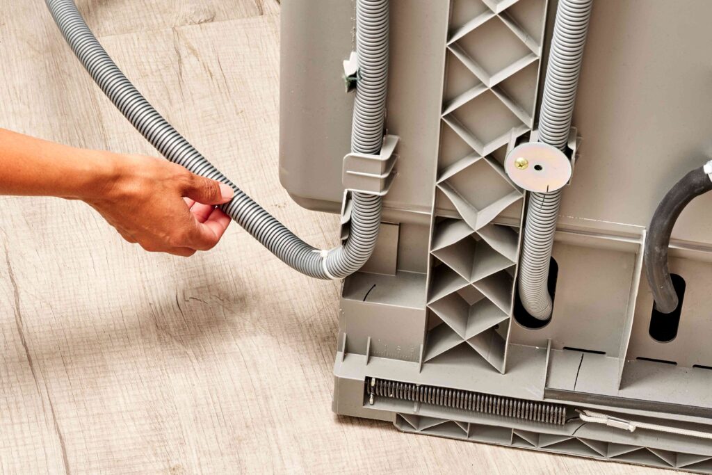 dishwasher drain hose connections