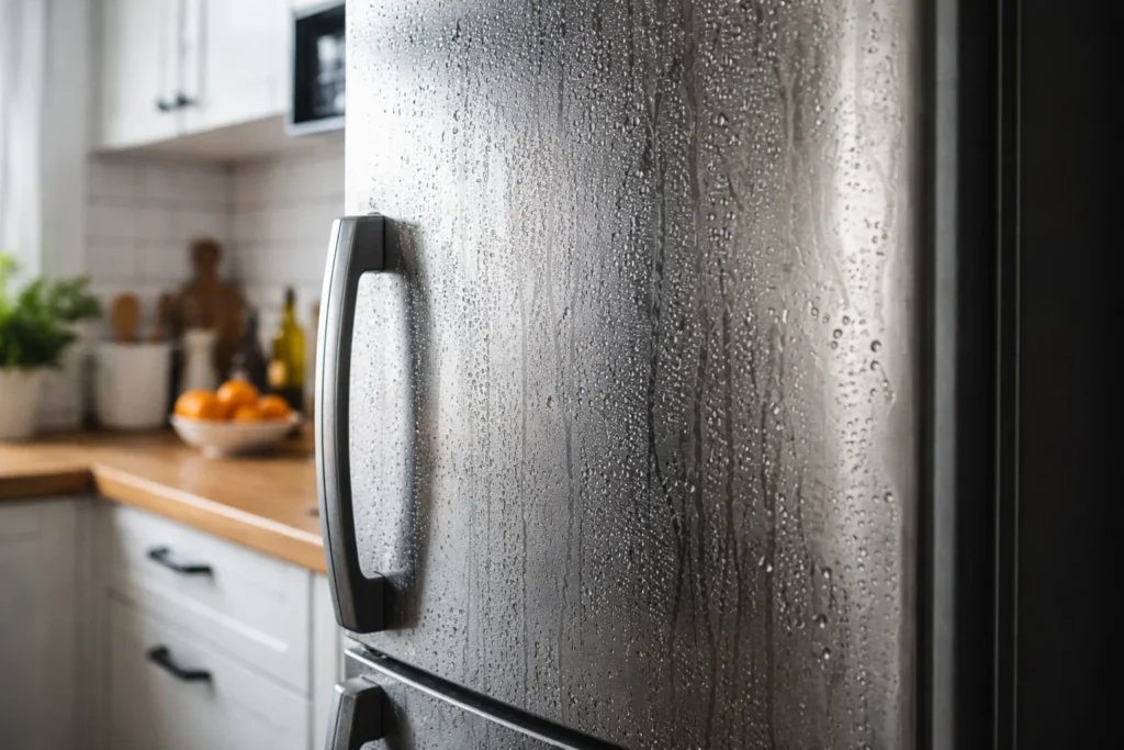 fridge door wet fridge door wet