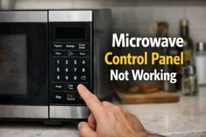 microwave control panel not working