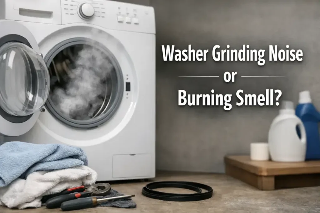 Washer Grinding Noise or Burning Smell
