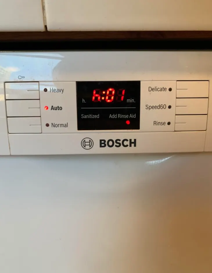 Bosch Dishwasher H01 Error Code