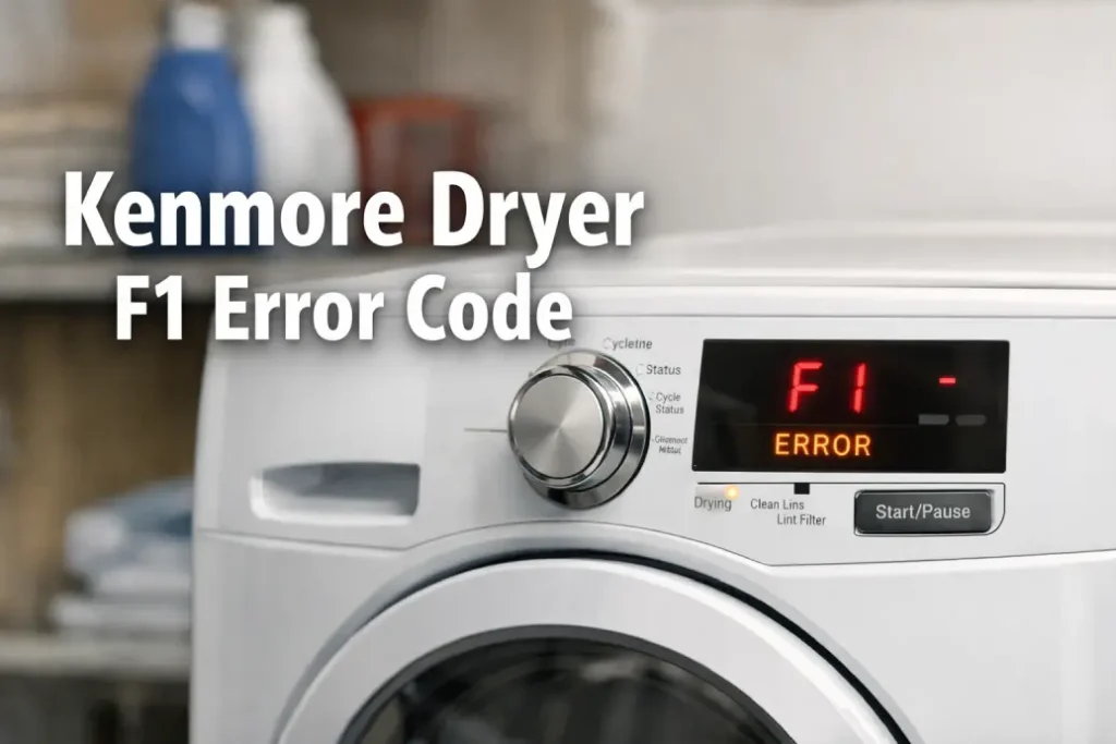 Kenmore Dryer F1 Error Code