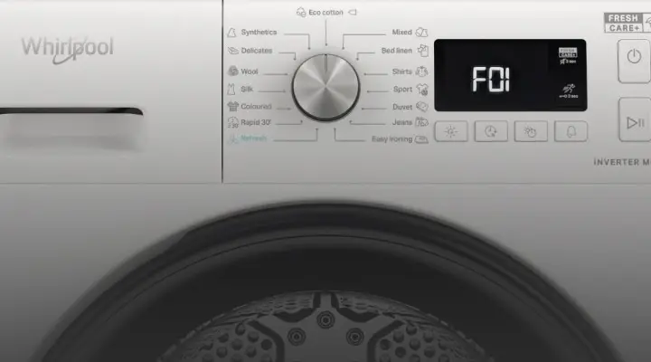 F01 Error Code on WhirlpoolDryer F01 Error Code on WhirlpoolDryer