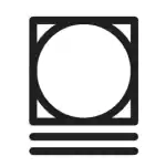 Gentle dry no heat symbol
