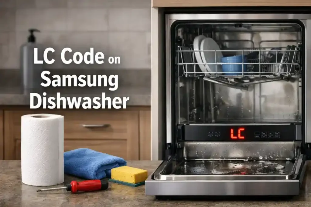 LC Code on Samsung Dishwasher