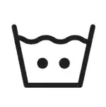 Machine wash warm symbol
