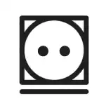 Permanent press medium heat symbol