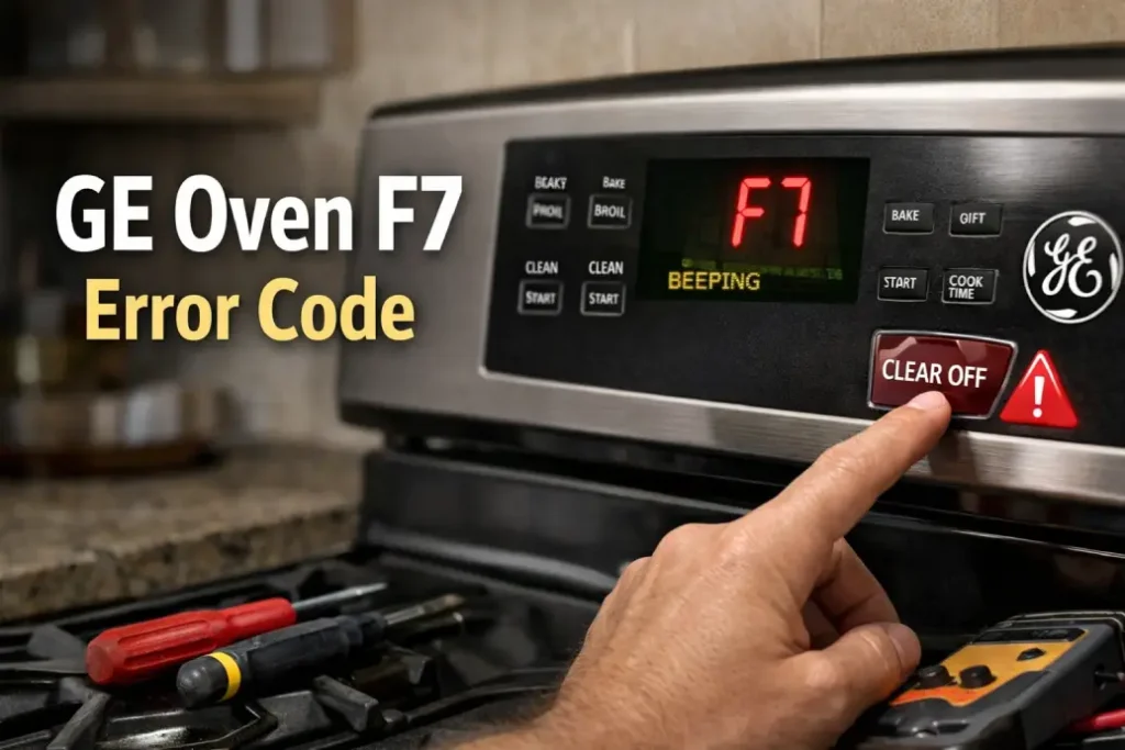GE Oven F7 Error Code