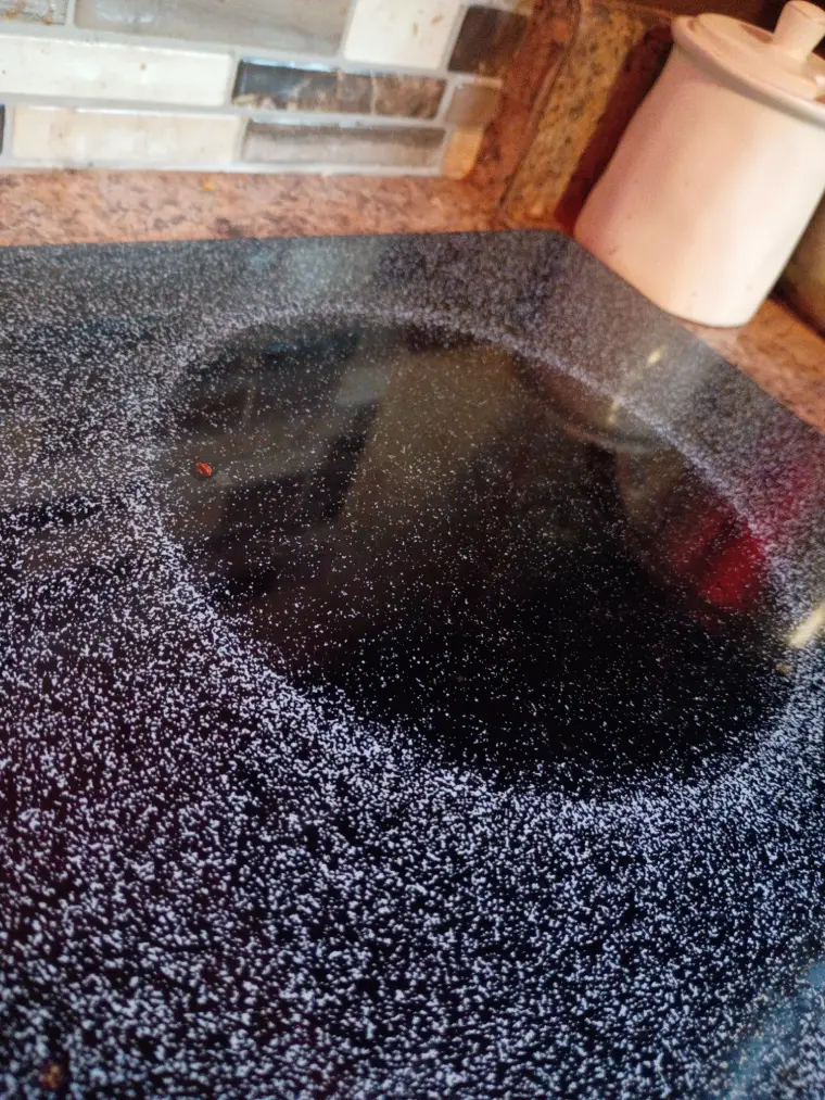 Glass Stove Top Cracked from Hea