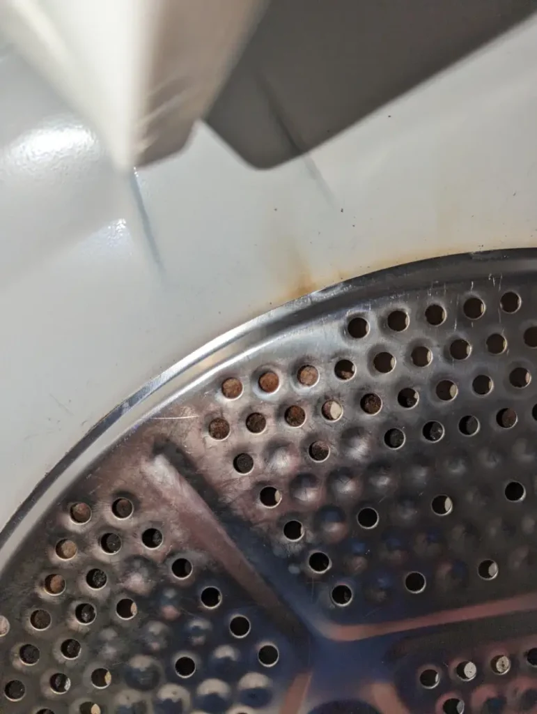 dryer smells like burning