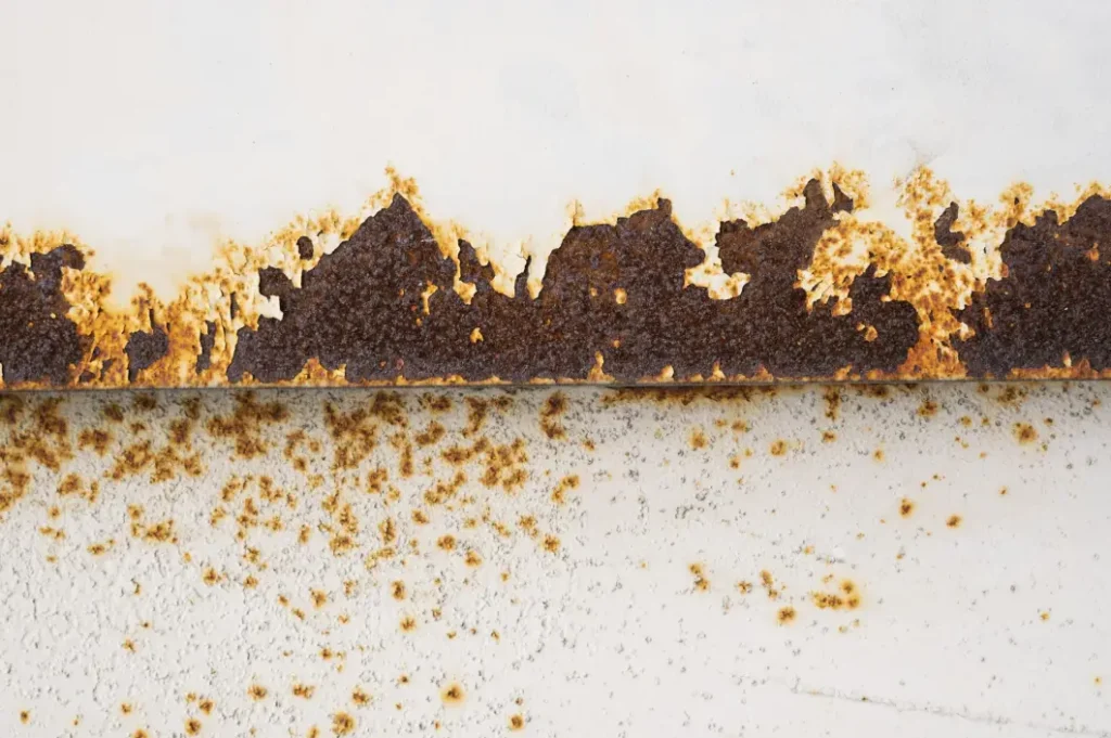 Rust Inside a Microwave