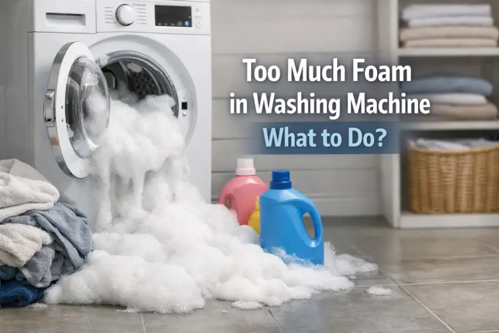 Too Much Foam in Washing Machine