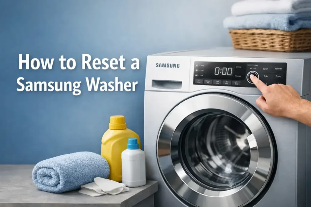 how to reset samsung washer guide