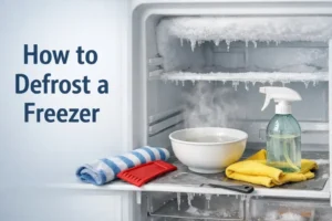How to Defrost a Freezer