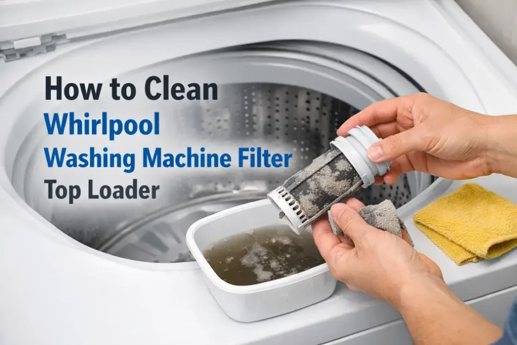 How to Clean Whirlpool Washing Machine Filter Top Loader