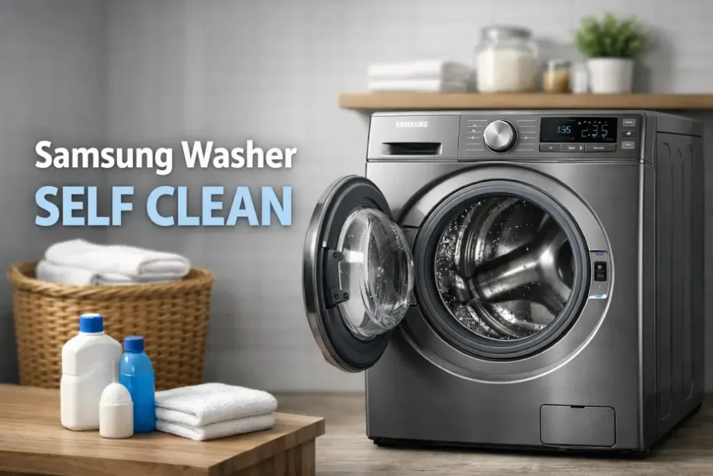 samsung washer self clean