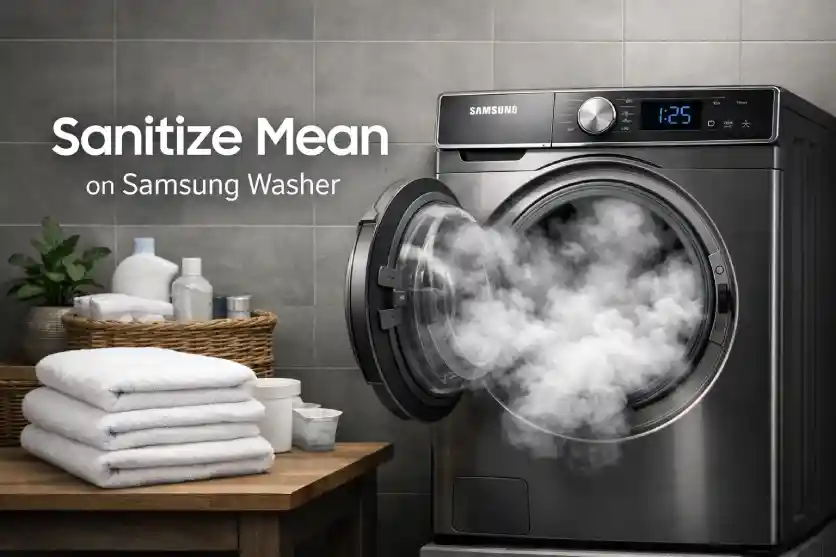What Does Steam Sanitize Mean on Samsung Washer