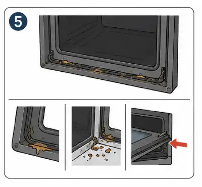 Food Debris or Grease Buildup